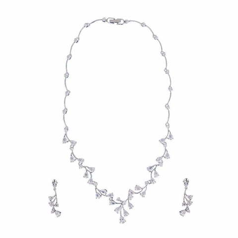 Комплект колье и серьги N57 из Посеребренная бижутерия от Love Wedding Couture 1
