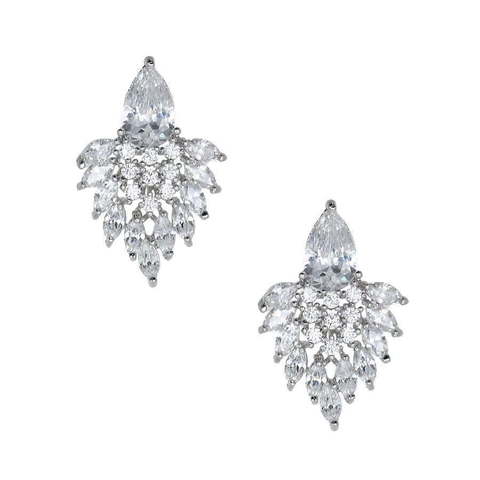 Серьги GLE50561 из Посеребренная бижутерия от Love Wedding Couture 1