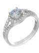 Помолвочное кольцо SJ12260 из Посеребренная бижутерия от Love Wedding Couture 1