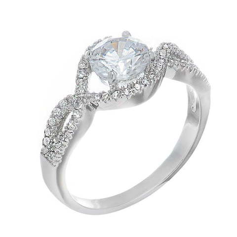 Помолвочное кольцо SJ14415 из Посеребренная бижутерия от Love Wedding Couture 1