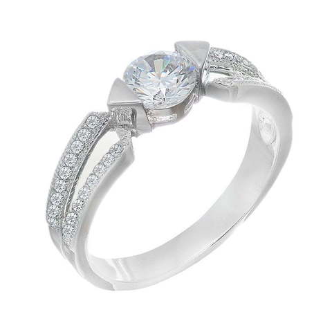 Помолвочное кольцо  SJS13366 из Посеребренная бижутерия от Love Wedding Couture 1