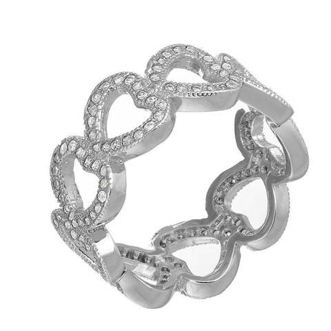 Помолвочное кольцо SJ14265 из Посеребренная бижутерия от Love Wedding Couture 1