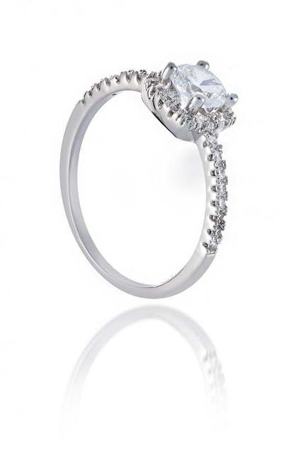 Помолвочное кольцо R16 из Посеребренная бижутерия от Love Wedding Couture 1