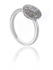 Помолвочное кольцо R19 из Посеребренная бижутерия от Love Wedding Couture 1