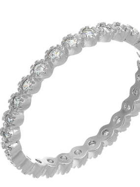 Помолвочное кольцо SJ15461 из Посеребренная бижутерия от Love Wedding Couture 1