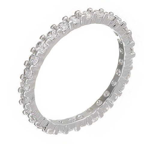 Помолвочное кольцо SJ08540 из Посеребренная бижутерия от Love Wedding Couture 1