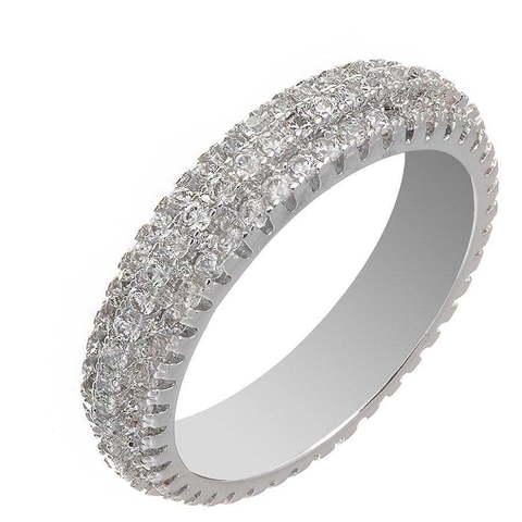 Помолвочное кольцо SJ15595 из Посеребренная бижутерия от Love Wedding Couture 1