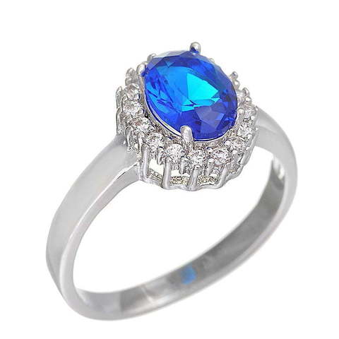 Помолвочное кольцо SJ11938s из Посеребренная бижутерия от Love Wedding Couture 1
