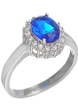 Помолвочное кольцо SJ11938s из Посеребренная бижутерия от Love Wedding Couture 1