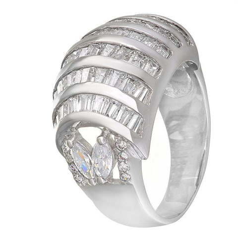 Помолвочное кольцо SJ02215 из Посеребренная бижутерия от Love Wedding Couture 1