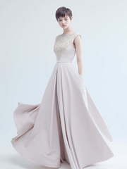 Свадебное платье Анджелия. Силуэт А-силуэт. Цвет Белый / Молочный, Айвори / Капучино. Вид 2