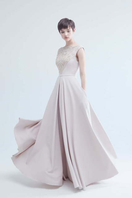 Свадебное платье Анджелия. Силуэт А-силуэт. Цвет Айвори / Капучино, Белый / Молочный. Вид 2