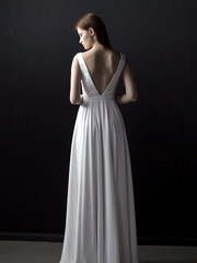 Свадебное платье Дезире. Силуэт А-силуэт. Цвет Белый / Молочный, Айвори / Капучино. Вид 2