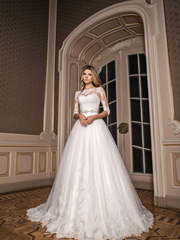 Свадебное платье Marial. Силуэт Пышное. Цвет Белый / Молочный. Вид 1