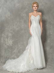 Свадебное платье рыбка Carmen. Силуэт Рыбка. Цвет Белый / Молочный. Вид 1