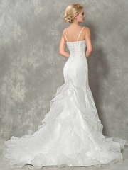 Свадебное платье рыбка Carmen. Силуэт Рыбка. Цвет Белый / Молочный. Вид 2