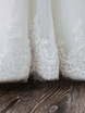 Свадебное платье с кружевом по подолу Inula. Силуэт Пышное. Цвет Белый / Молочный. Вид 6