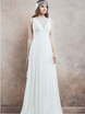 Сводобное свадебное платье в греческом стиле 9229. Силуэт Греческий. Цвет Белый / Молочный. Вид 1