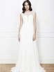 Свадебное платье в стиле ампир 8110. Силуэт А-силуэт. Цвет Белый / Молочный. Вид 1