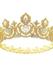 Корона (золотой) K10g от Love Wedding Couture 1