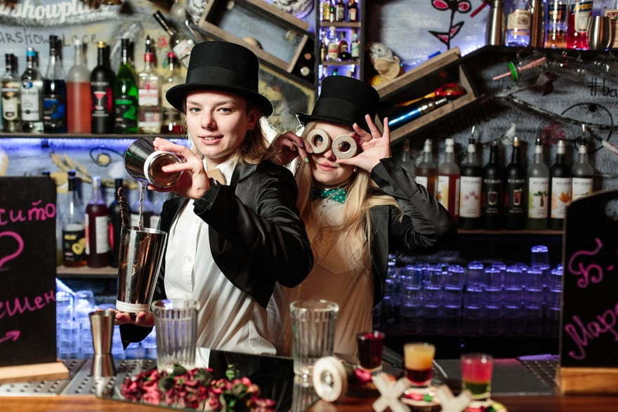 Barshow Girls на свадьбу от Коктейльное шоу от Barshow.ru 2