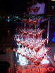 Построение пирамиды из бокалов на свадьбу от Коктейльное шоу от Barshow.ru 3