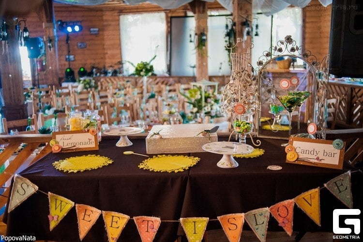 Бохо, Рустик, Эко в Природа, Ресторан / Банкетный зал от Студия Декора и флористики Jul.i 7