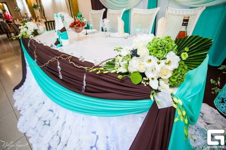 Классика, Тематический, Тиффани в Ресторан / Банкетный зал от Студия Декора и флористики Jul.i 3