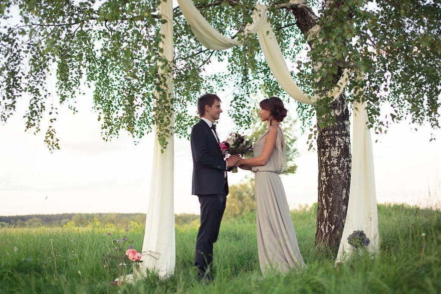 Классика, Бохо, Весенняя / Летняя в Выездная регистрация, Природа от Студия декора и флористики il Fiore Decor 5