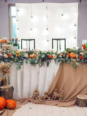 Осенняя, Тематический, Эко в Ресторан / Банкетный зал, Выездная регистрация, Природа от Студия декора и флористики il Fiore Decor 2