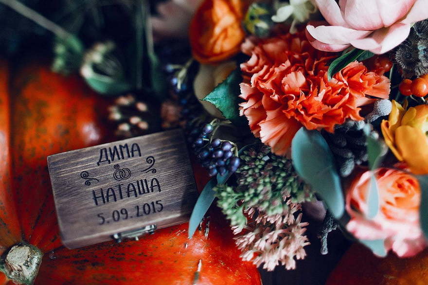 Тематический, Эко, Осенняя в Выездная регистрация, Природа, Ресторан / Банкетный зал от Студия декора и флористики il Fiore Decor 5