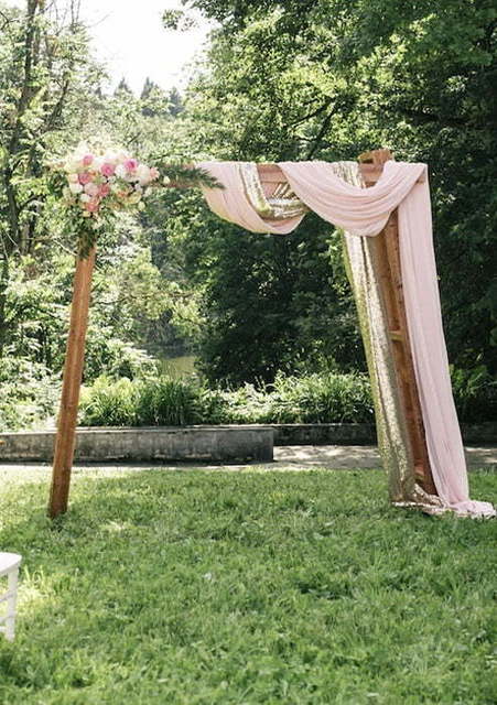 Классика, Весенняя / Летняя в Выездная регистрация, Природа, Шатер от Студия декора и флористики il Fiore Decor 7