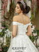 Свадебное платье Риккарда. Силуэт А-силуэт. Цвет Белый / Молочный. Вид 4