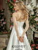 Свадебное платье Катерина. Силуэт А-силуэт, Рыбка. Цвет Белый / Молочный. Вид 4