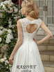 Свадебное платье Альбертина. Силуэт А-силуэт. Цвет Белый / Молочный. Вид 4