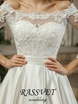Свадебное платье Беатрис. Силуэт А-силуэт. Цвет Белый / Молочный. Вид 5