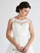 Свадебное платье Шанталь 1. Силуэт А-силуэт. Цвет Белый / Молочный. Вид 3