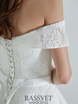 Свадебное платье Бриана. Силуэт А-силуэт. Цвет Белый / Молочный. Вид 4