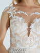 Свадебное платье Эсперанса. Силуэт А-силуэт. Цвет Белый / Молочный. Вид 6