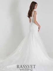 Свадебное платье Каприс. Силуэт Рыбка. Цвет Белый / Молочный. Вид 2