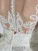 Свадебное платье Луиза. Силуэт А-силуэт. Цвет Белый / Молочный. Вид 7