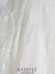Свадебное платье Луиза. Силуэт А-силуэт. Цвет Белый / Молочный. Вид 8