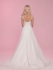 Свадебное платье Atria. Силуэт А-силуэт. Цвет Айвори / Капучино. Вид 2