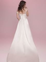 Свадебное платье Alegria. Силуэт А-силуэт. Цвет Айвори / Капучино. Вид 2