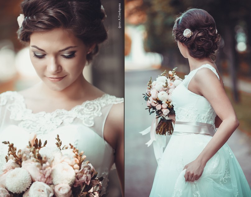 Пучок, С плетением от Стилист-визажист Ирина Алексеева 3