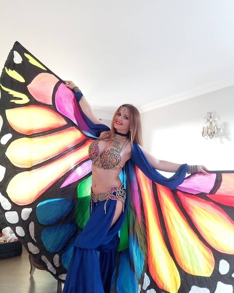 Классический танец живота и танцы с аксессуарами на свадьбу от Мулаткашоу 8