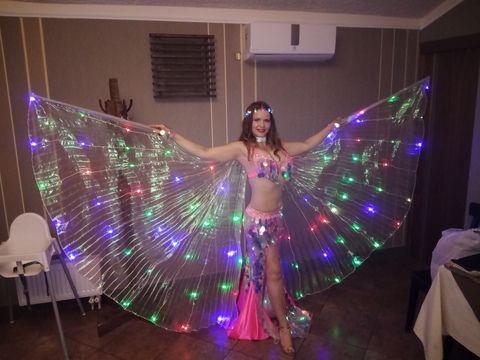 Классический танец живота и танцы с аксессуарами на свадьбу от Мулаткашоу 9