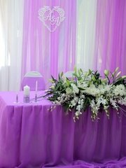 Президиум / Стол молодоженов в Классика от Студия декора и флористики InDecor 1