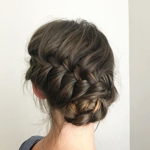 Высокие / Собранные, Пучок, Коса / Коса-пучок от Свадебный стилист Yanabeautym 2