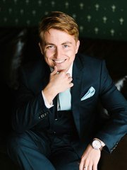 Набор платок + галстук для жениха от Shark Styl 2